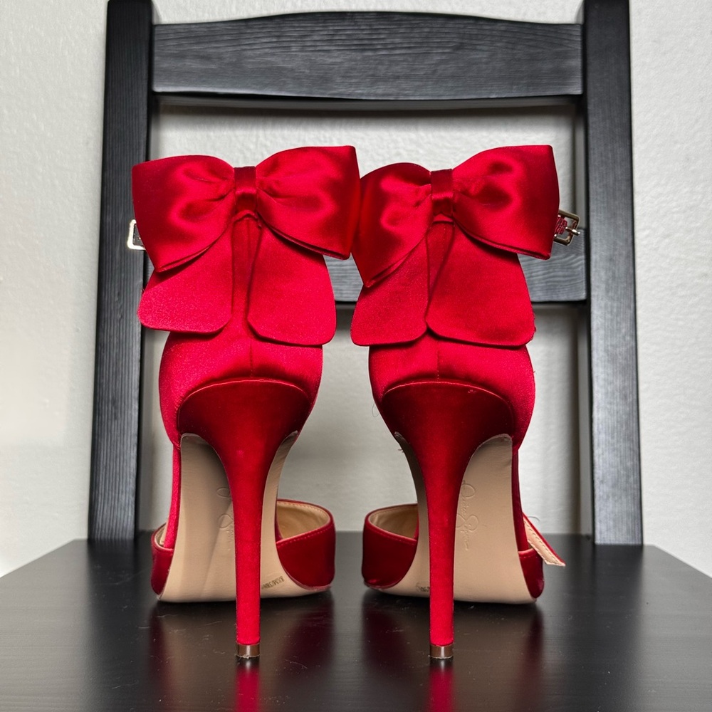 Jessica Simpson Satin Bow Heel